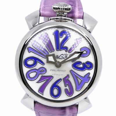 Gaga Milano Manuale 40 Wristwatch Stainless Steel x Leather Gaga Milano Manuale 40 Wristwatch Stainless Steel x Leather