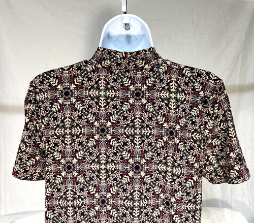T-shirt femme BCBGeneration taille M col faux une ligne robe multicolore à fleurs - Photo 7/12