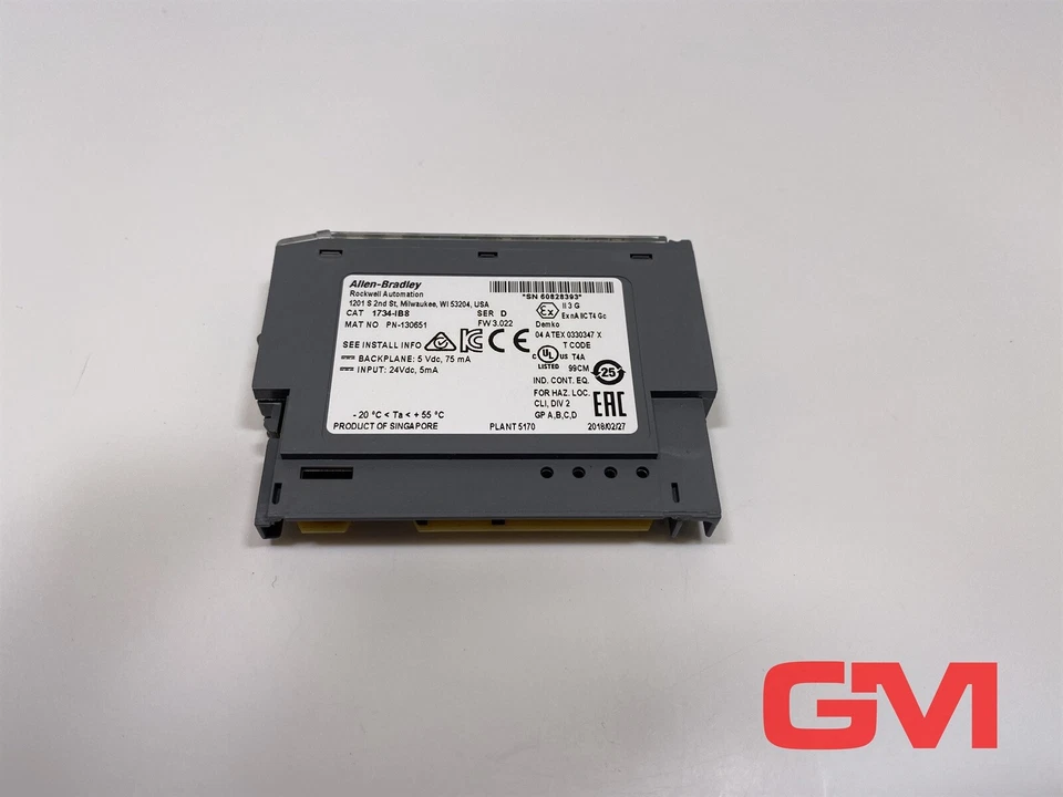 Allen-Bradley Eingangsmodul 1734-IB8 Digital Input PN-130651 Serie D FW 3.022 - Bild 2 von 4