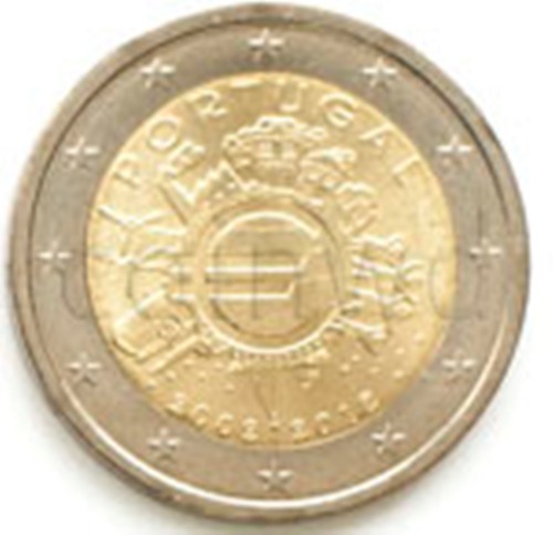 Portugal 2 euro 2012 Ten years of Euro cash UNC (#939) - Picture 1 of 1
