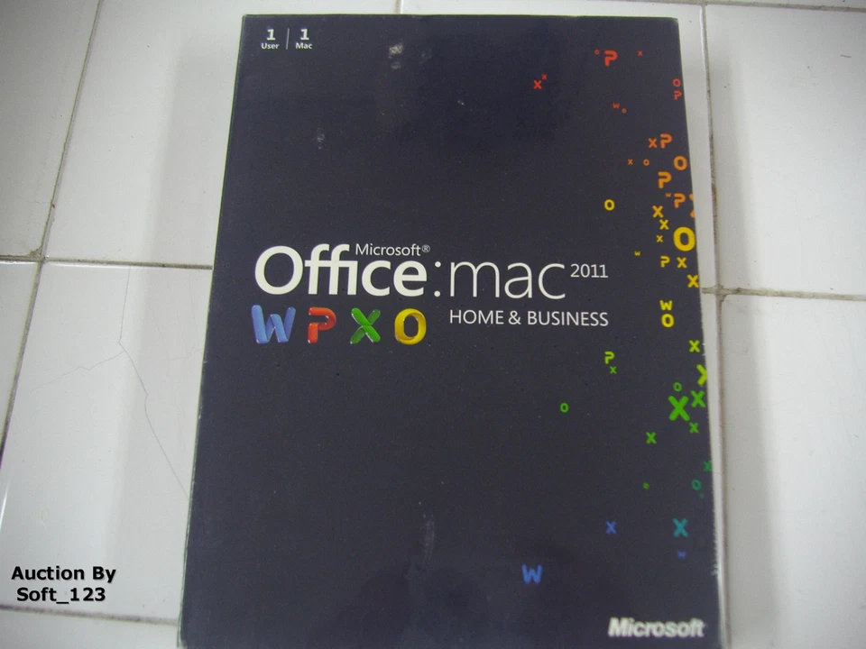 MS Microsoft Office MAC 2011 Home and Business Full Retail English DVD =SEALED= - Image 2 of 4