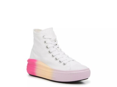 Girl's Fashion Sneakers Converse Chuck Taylor All Star Move Hyper Bright High