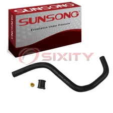 Sunsong Power Steering Reservoir Hose for 1998-2002 Toyota Corolla Drive ro
