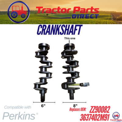 CRANKSHAFT comp w Perkins® A4.236 A4.248 C4.236 G4.236 REPLC