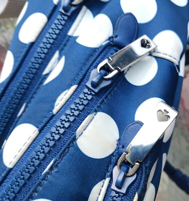 Kate Spade WKR00320 Karissa Blue & White Polka Dot Nylon  display picture 2