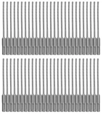 60Pcs 3/16"x8" SDS Plus Rotary Hammer Drill Bit Set Masonry Concrete Drill Bit