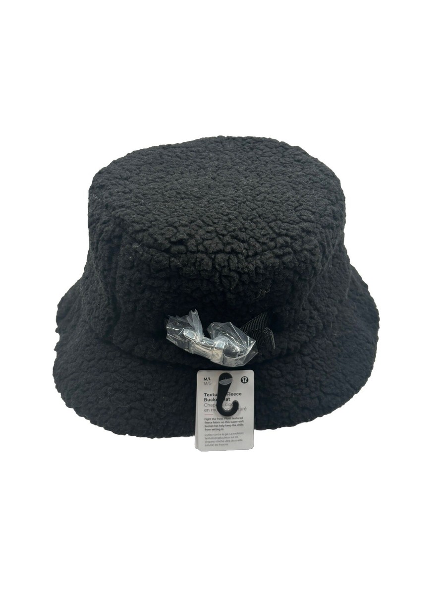 Lululemon Unisex Textured Fleece
Bucket Hat In Black Size S/M, black Lululemon Textured Fleece Bucket Hat M/L BLK Black New | eBay main image 4