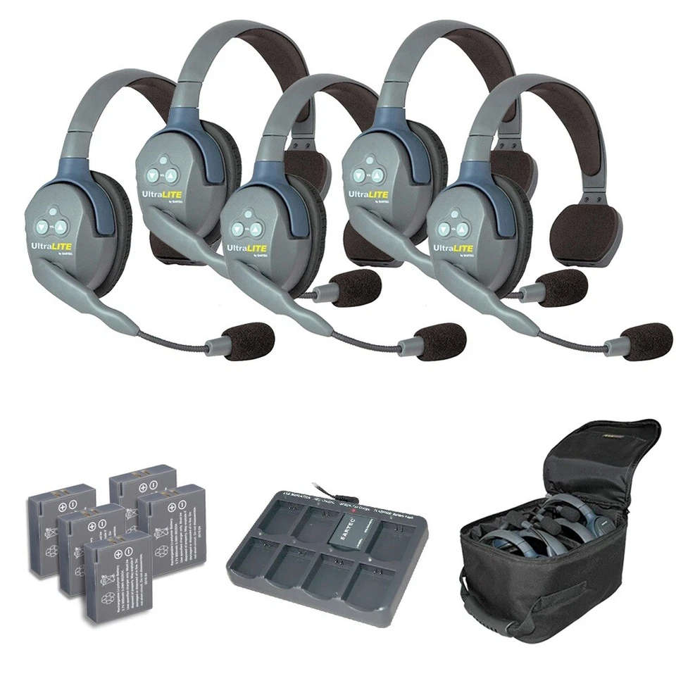 Eartec UltraLITE HD Full Duplex Wireless Headset Communication System - Image 4 of 4