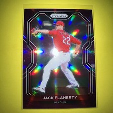 2021 Jack Flaherty Tier III SP Pink Purple Refractor Panini Prizm