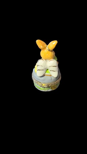 Vintage Osterhase Hase mit Flügeln Schmuckkästchen - Bild 8 von 8