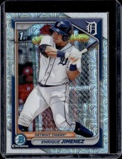 2024 Bowman Enrique Jimenez Chrome Prospects Mojo Refractors 1st Bowman