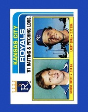 1982 Topps Set-Break # 96 George Brett/L Gura NM-MT OR BETTER *GMCARDS*