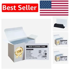 100 Dual-Sided CR80 Cleaning Cards for POS & Card Readers - Reliable Maintenance