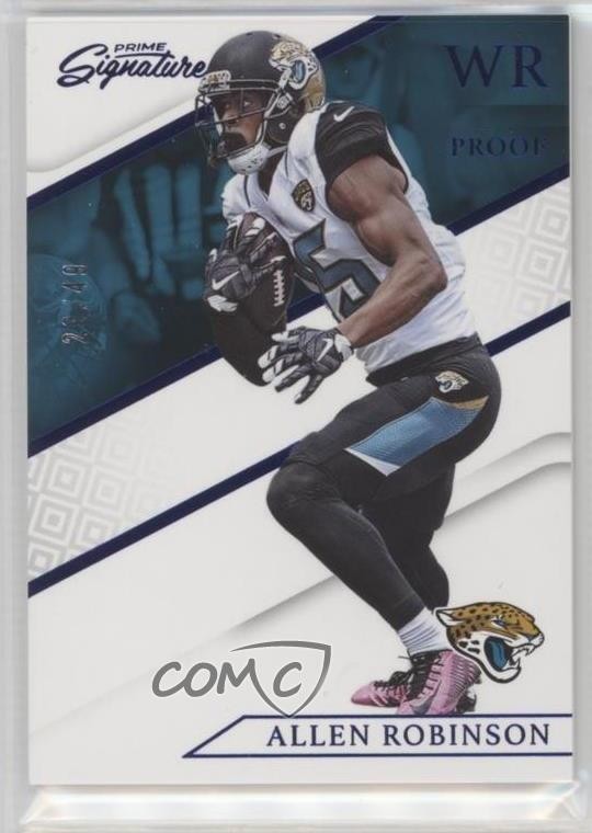 2016 Panini Prime Signatures Prime Proof Blue /49 Allen Robinson #33 3n1