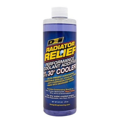 Design Engineering Radiator Relief Coolant Additive Engine 16 oz, 16 ounces 