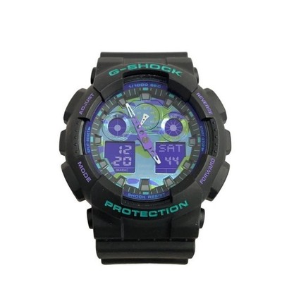 CASIO wristwatch Degiana GRN BLK GA-100BL