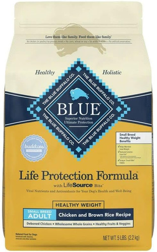 Blue Buffalo Life Protection Formula Healthy Weight Small 5 Pound (Pack of 1)