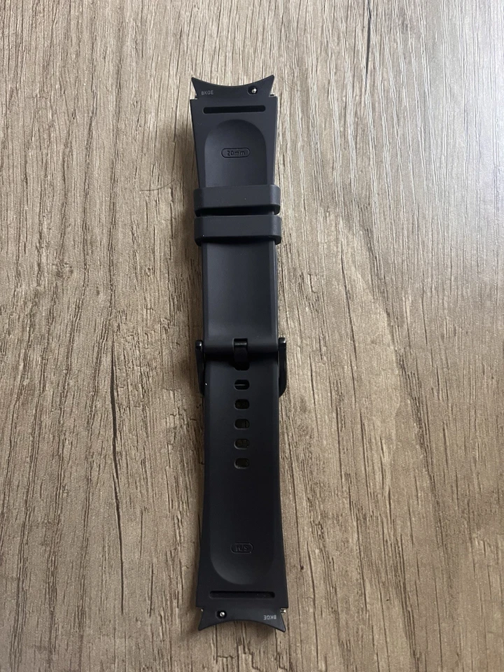 Correa deportiva Samsung Ridge para reloj Galaxy reloj inteligente clásico 20 mm S/M NEGRA Foto 2 de 2