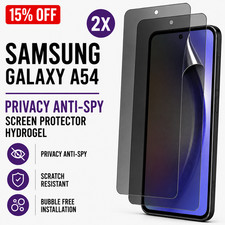Samsung Galaxy A54 Privacy Anti-Spy Screen Protector Hydrogel 3 5 Pack