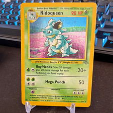 Pokemon TCG Nidoqueen 7/64 Jungle Rare English Regular 1999 Stage 2 90 HP