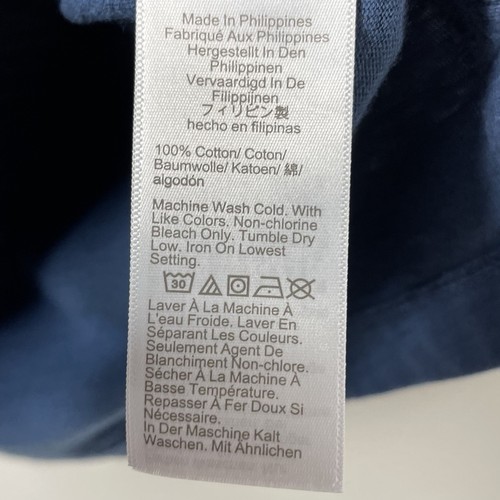J.CREW Slub Jersey Poloshirt Herren mittelblau NEU 100% Baumwolle BE318 - Bild 8 von 10