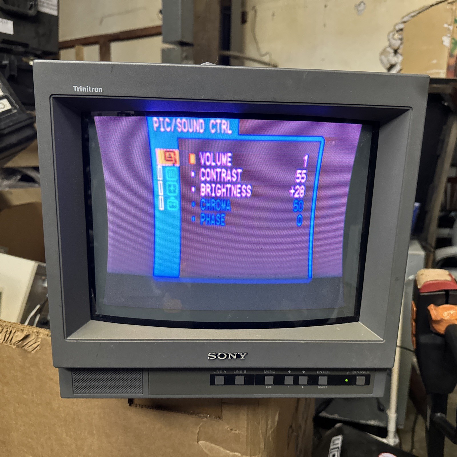Sony Trinitron PVM-14L1 14” Color Video Monitor CRT Vintage Retro Gaming  (p8)