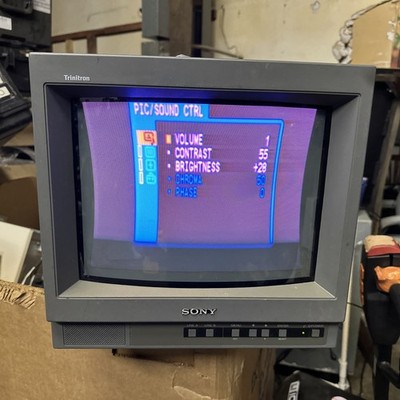 Sony Trinitron PVM-14L1 14  Color Video Monitor CRT Vintage Retro Gaming  (p8)