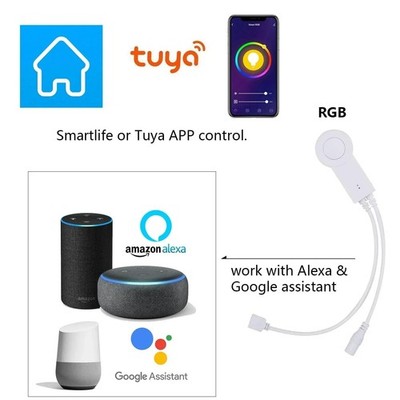 Smart WiFi-Controller kompatibel mit Amazon Alexa und Google Assistant