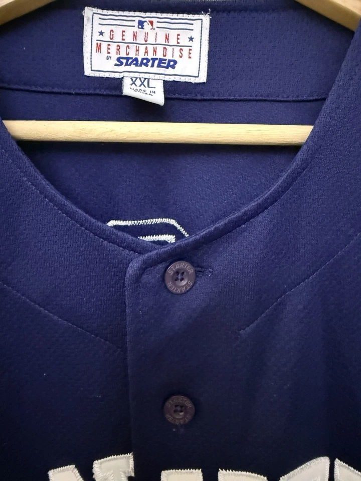 Camiseta deportiva vintage de los 90 New York Yankees auténtica MLB Starter Wade Boggs talla 2XL Foto 4 de 4