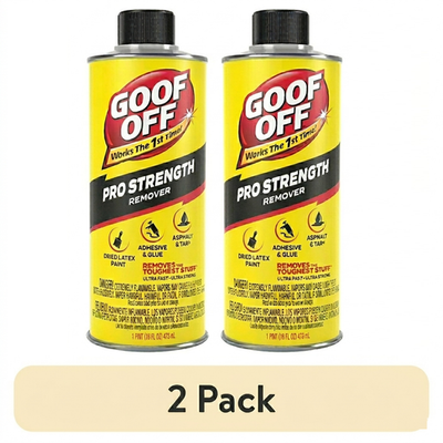 #ad 2 x Bottles Goof Off 12 fl. oz. Aerosol professional Strength Adhesive Remover $10.99