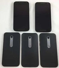 5 Motorola XT1548 Moto G 3rd Gen. U.S Cellular Phone Lot Water Resistant GOOD 