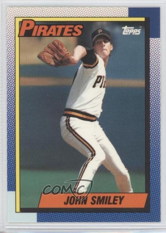 1990 Topps Box Set Collector's Edition (Tiffany) John Smiley #568 0o9