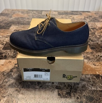 3-Eye Cagney Denim in Indigo DR. MARTENS Indigo (New-In Box)