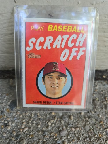 2020 Topps Heritage - 1971 Topps Baseball Scratch-Offs Shohei Ohtani #1