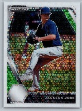 2021 Panini Prizm Draft Picks #PDP3 Jackson Jobe White Donut Circles Prizm #/50