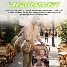Maternity Hospital Bag Spacious Large Capacity Luggage Lightweight Bag, H6J7
