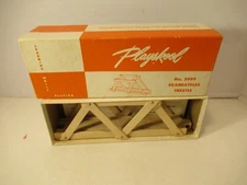 Vintage Playskool Wooden Train Bridge No. S999 Skaneateles Trestles Boxed Unused