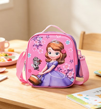 Sofia the First Princess Lunch Bag Girls Kids Insulated Travel Snack Bag