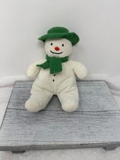 The SNOWMAN 7  Plush Stuffed Toy by Eden