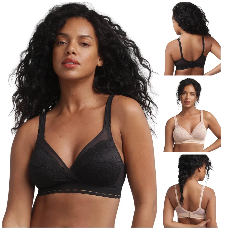 Playtex Sustainable Bra Soft Cup Wireless Essential Womens Lingerie P0BVS - Image 1 of 1