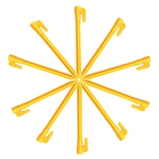 10Pcs Tent Ground Stakes Pegs Camping Soil Patio Gardening Heavy Duty Stake G