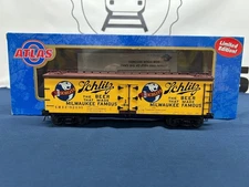 Atlas O Schlitz Beer (Milwaukee, WI) #92131 40’ Woodside Refrigerator Car 6730-3
