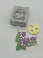 Vintage Russ Berrie Mini Tropical Paradise Gladiola Ceramic Wind Chime No. 2066