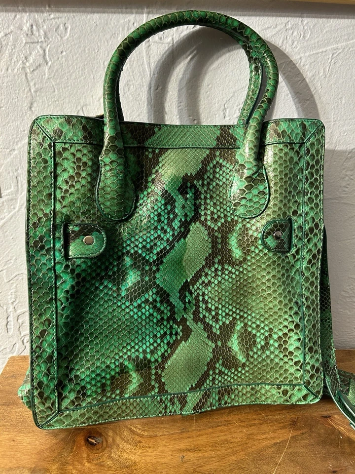 Bolso de Mano Proenza Schouler Verde Pitón PS11 Resaltador Foto 3 de 4