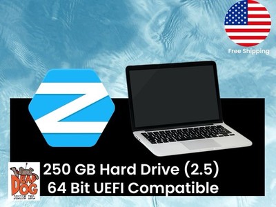 Zorin 18 Core Linux HDD 2.5'' Preinstalled (UEFI) Laptop 250GB Hard Drive