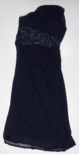 Lipsy Women’s Blue Long Beaded One Shoulder Dress