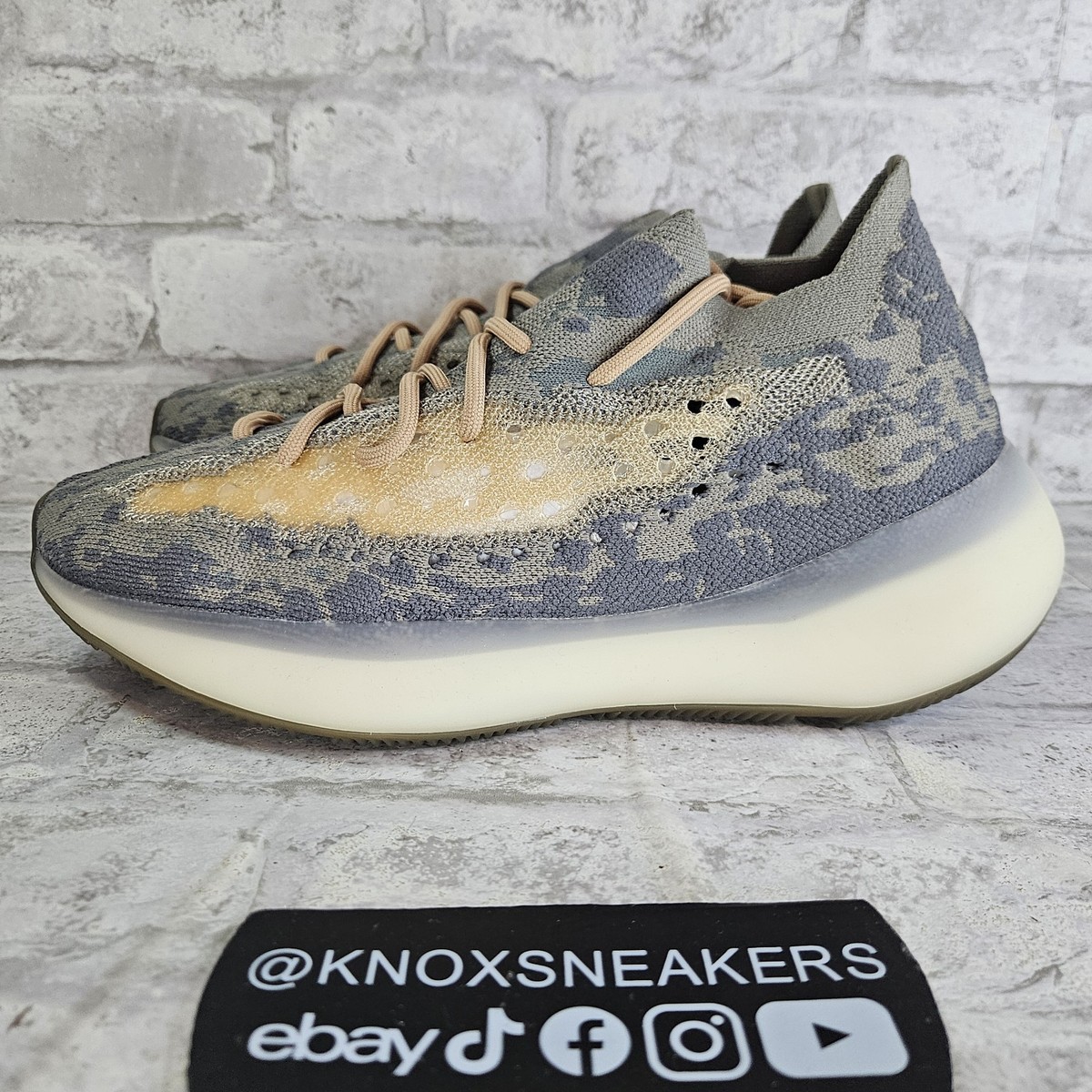 Adidas Yeezy Boost 380 Mist Non-Reflective FX9764 Men's Size