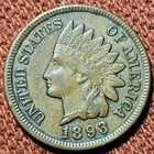 1893 Indian Head Cent — photo from another recent sale