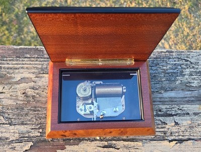 Reuge 36 Note Music Box Lara's Theme Swiss Movement Italian Wood