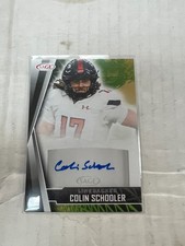 Colin Schooler 2022 SAGE Low Series Auto #A-CS NrMt